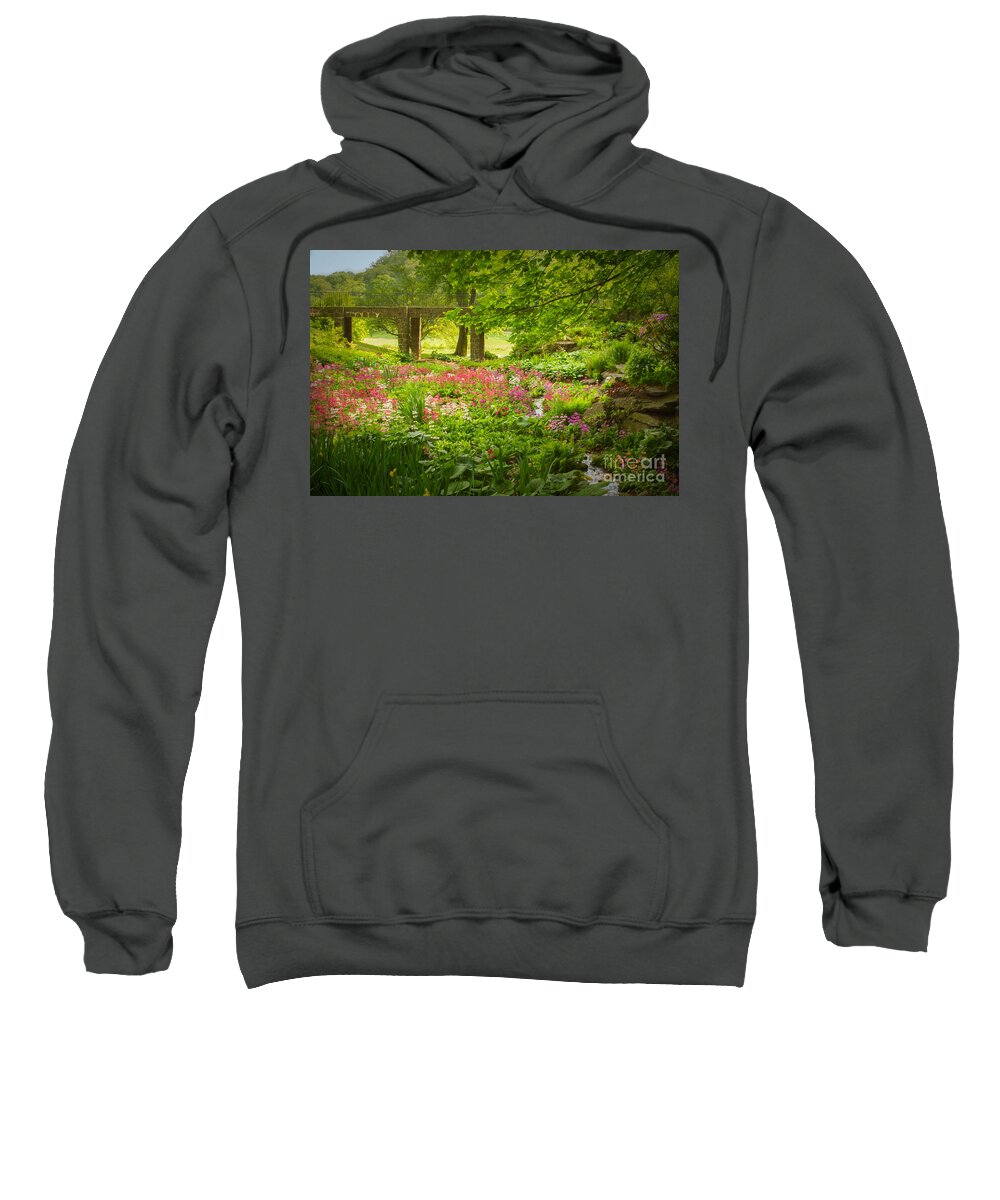  Sweatshirt featuring the photograph In Heaven's Dell by Marilyn Cornwell