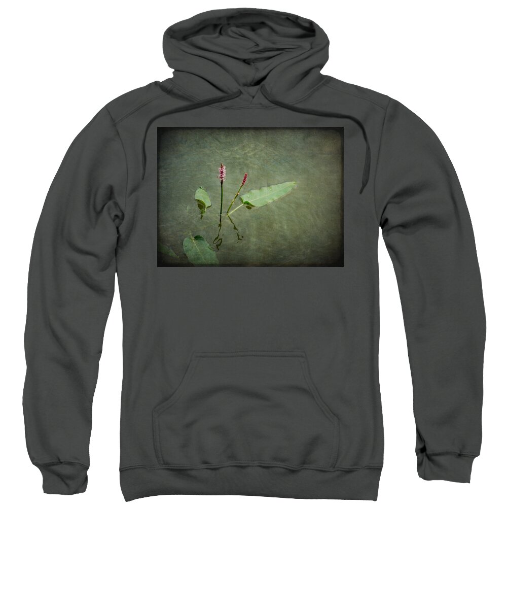 Flower Sweatshirt featuring the photograph In The Stillness... Love Whispers My Name by Lucinda Walter