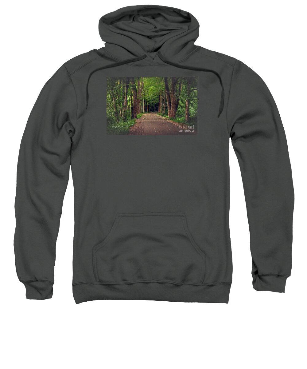 Photograph Sweatshirt featuring the photograph In To The  Deep Dark Woods by MaryLee Parker