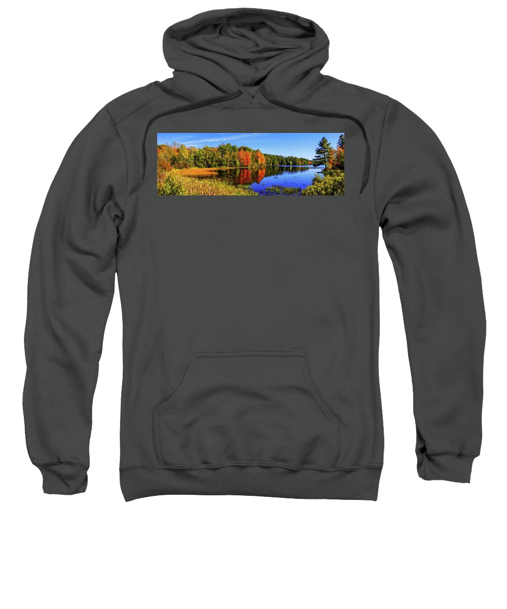 New England Sweatshirt featuring the photograph Incredible Pano by Chad Dutson