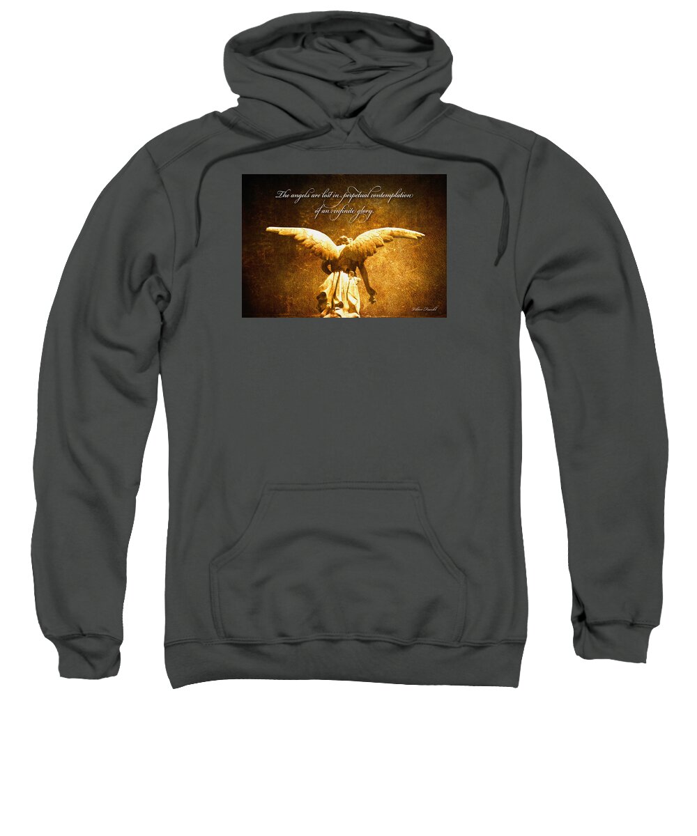 Jesus Sweatshirt featuring the digital art Infinite Glory by Kathryn McBride