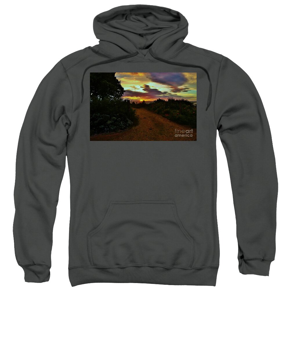 Kalaupapa Sweatshirt featuring the photograph Into the Sunset by Craig Wood