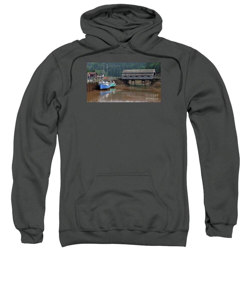 Bridge Sweatshirt featuring the photograph Irish Covered Bridge 2 by Glenn Gordon