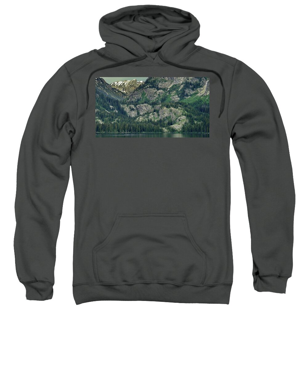 Jenny Lake Sweatshirt featuring the photograph Jenny Lake, Wyoming by Russ Harris