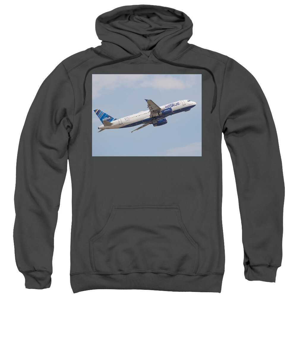 Jetblue Sweatshirt featuring the photograph Jet Blue by Dart Humeston