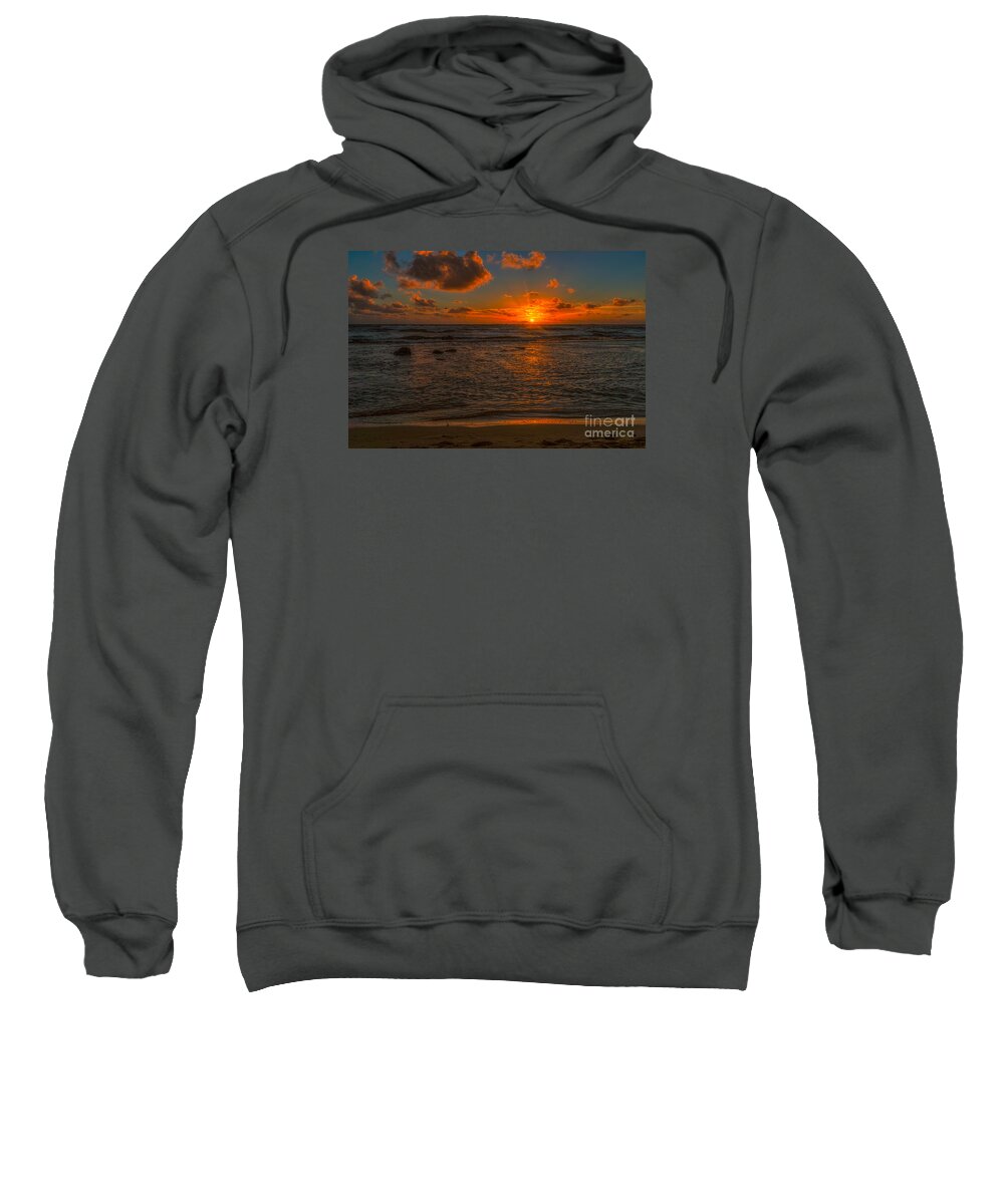 Hawaii Sweatshirt featuring the photograph Kauai sunrise by Izet Kapetanovic