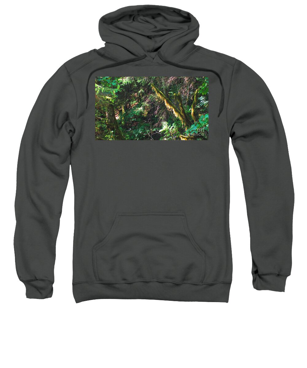 Ketchikan Sweatshirt featuring the photograph Ketchikan Green by Laurianna Taylor