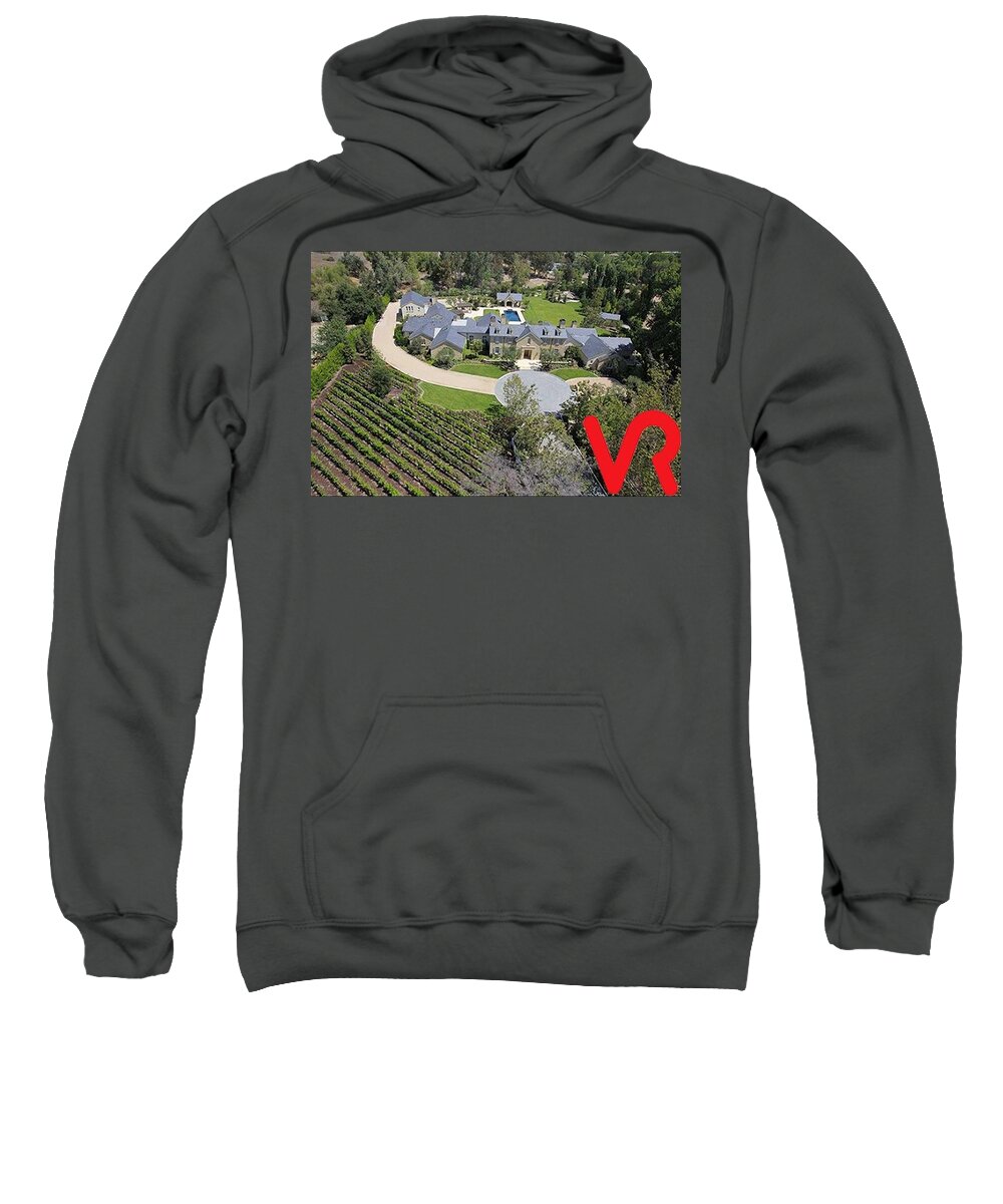 Celebrity Homes Sweatshirt featuring the photograph Kim Kardashian Home by Velvet Ropes