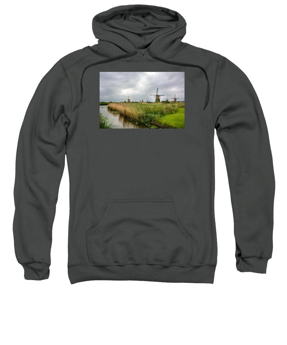 Holland Sweatshirt featuring the photograph Kinderdijk, the Netherlands by Joan Baker