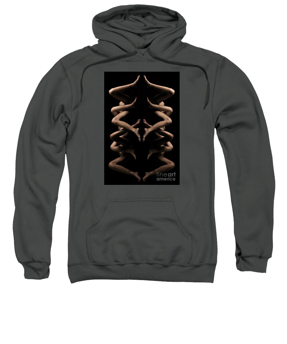 Artistic Photographs Sweatshirt featuring the photograph Laces of Life by Robert WK Clark