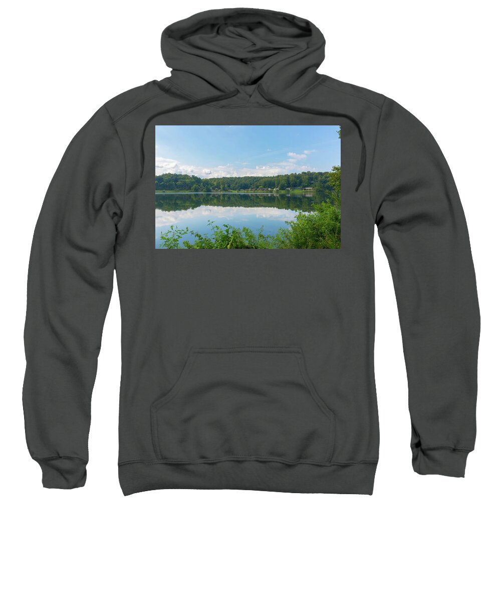 Reflections Sweatshirt featuring the photograph Lake Junaluska #3 September 9 2016 by D K Wall