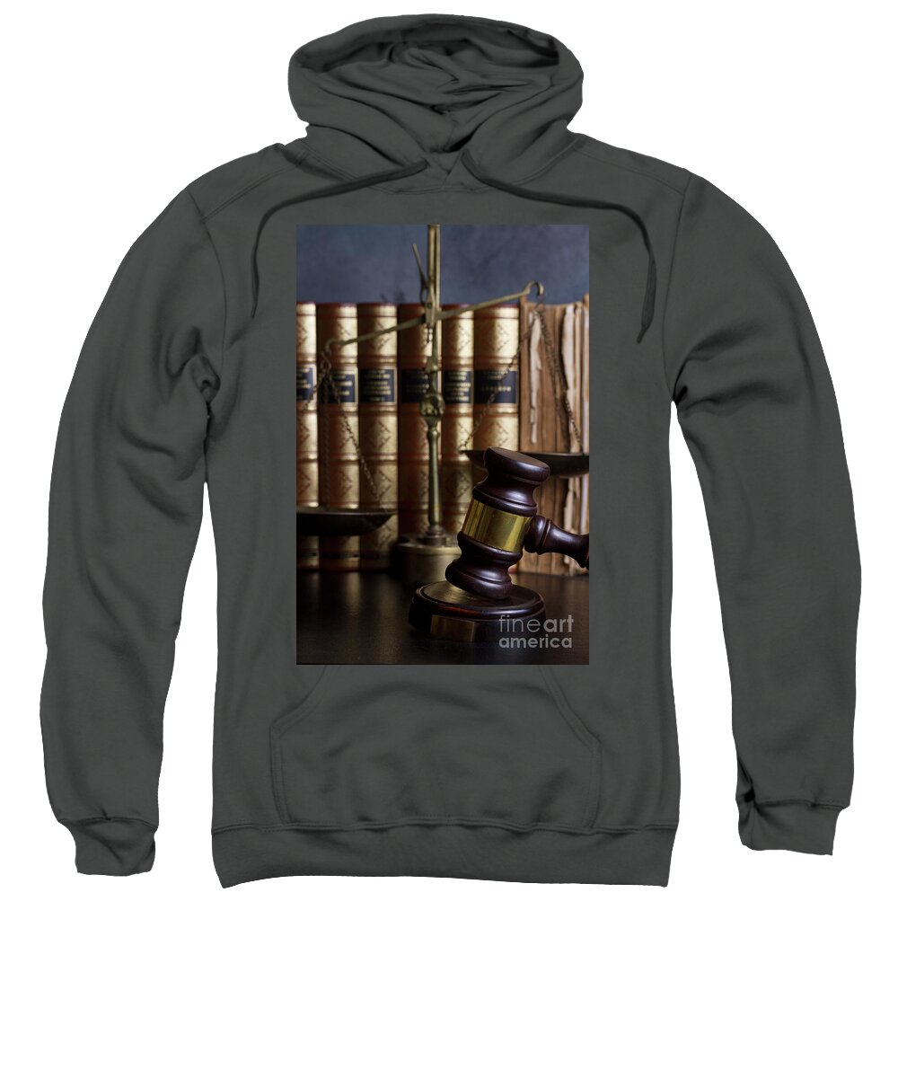 Law Sweatshirt featuring the photograph Law and Order by Anastasy Yarmolovich
