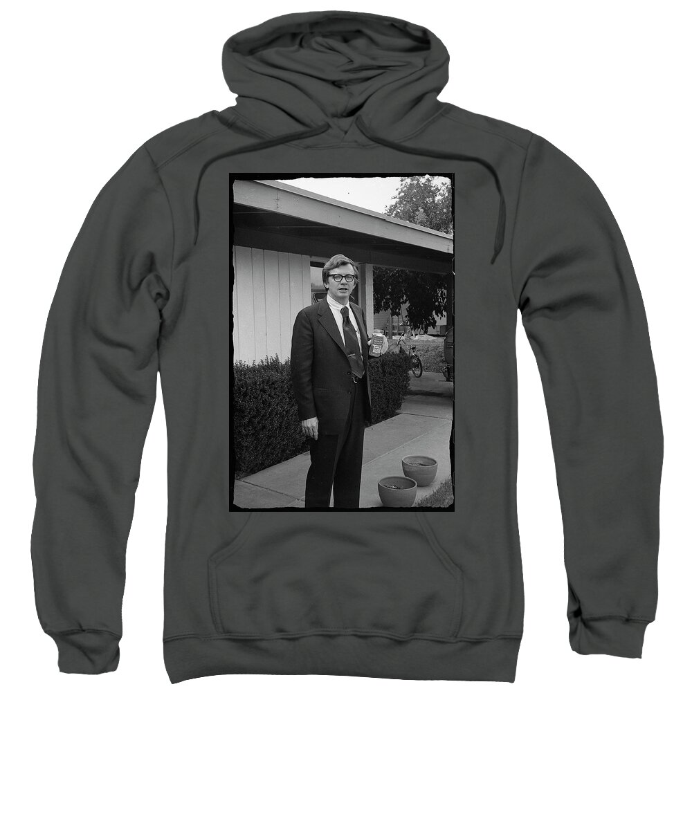 Tab Sweatshirt featuring the photograph Lawyer with Can of Tab, 1971 by Jeremy Butler
