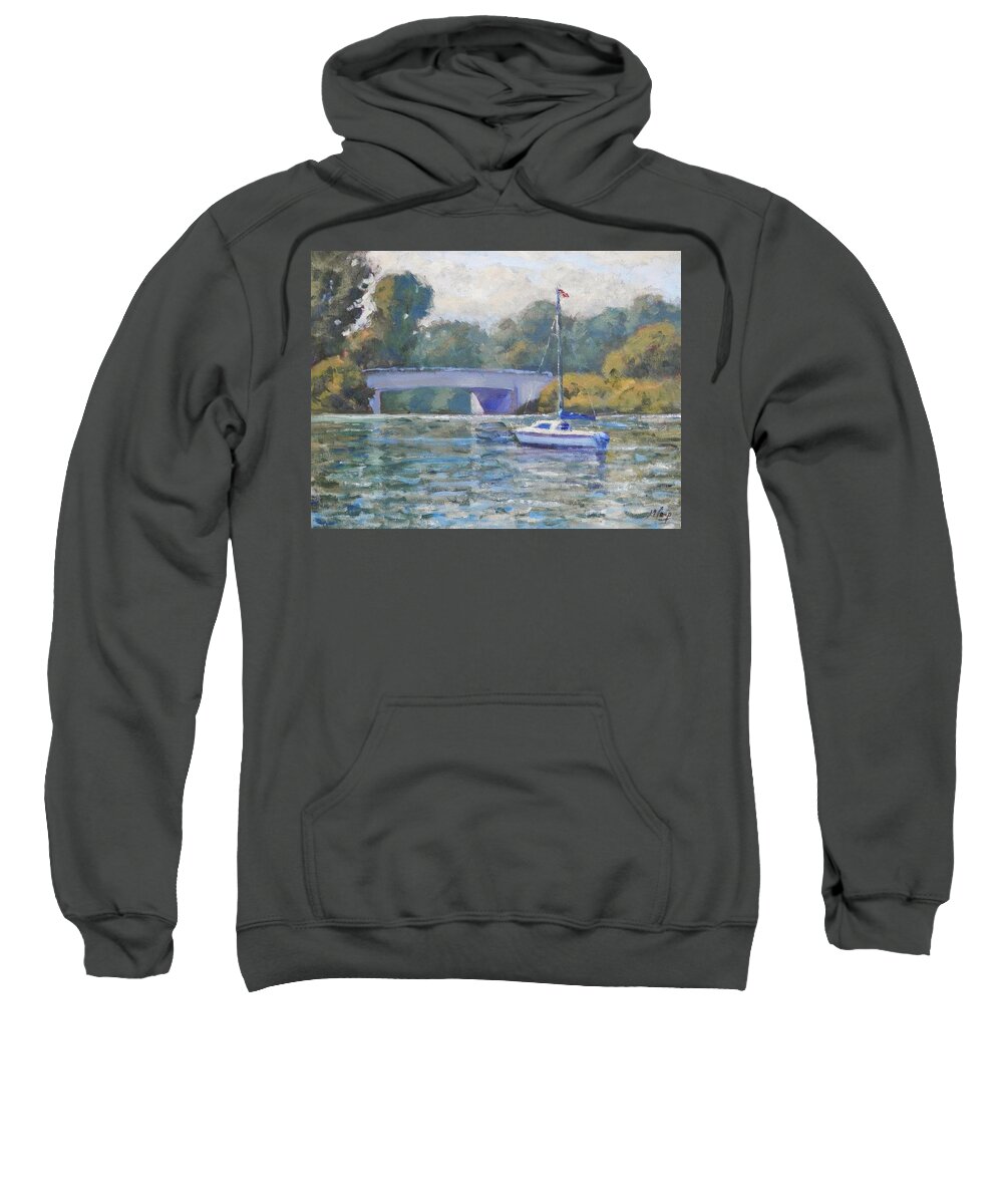 Impressionist Sweatshirt featuring the painting Lazy Afternoon by Michael Camp