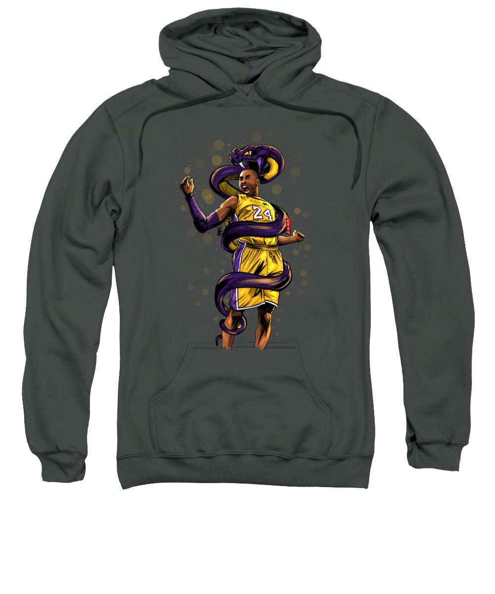 Men's Hoodies Kobe-Bryant Number 24 American Basketball Athletic Space Cotton Sweatshirt Sweater Pullover