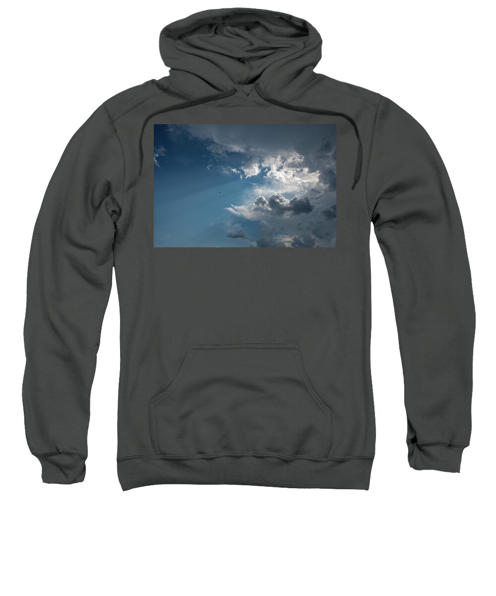 Sky Sweatshirt featuring the photograph Let There Be LIght by G Lamar Yancy