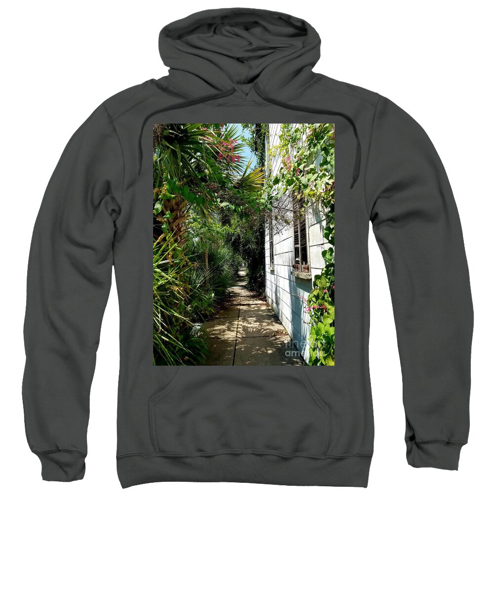 Foliage Sweatshirt featuring the photograph Light at the End by Amy Regenbogen