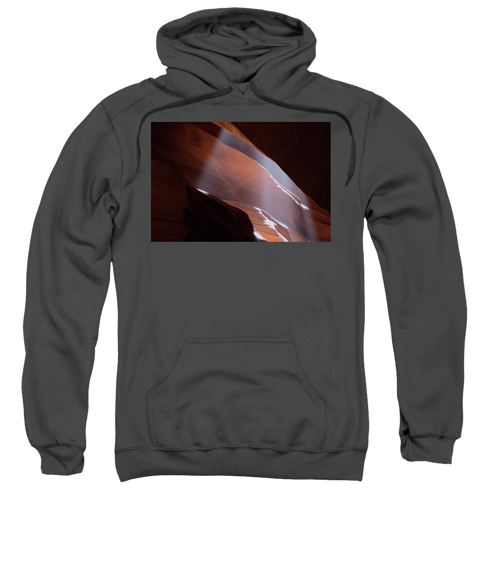 Light Beams Sweatshirt featuring the photograph Light Glow by Lucinda Walter