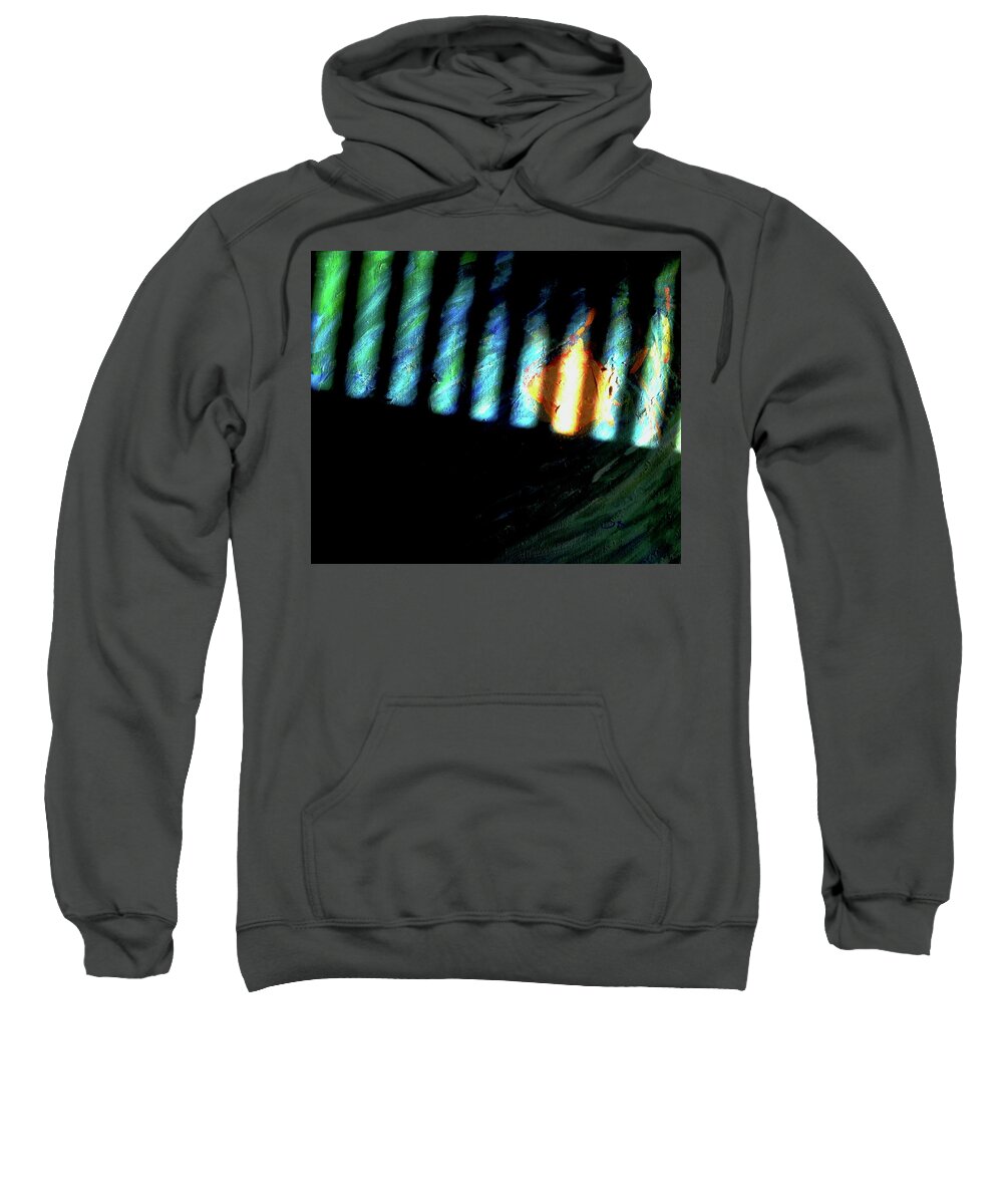 Abstract Sweatshirt featuring the photograph Light Plaly by Sherry Killam