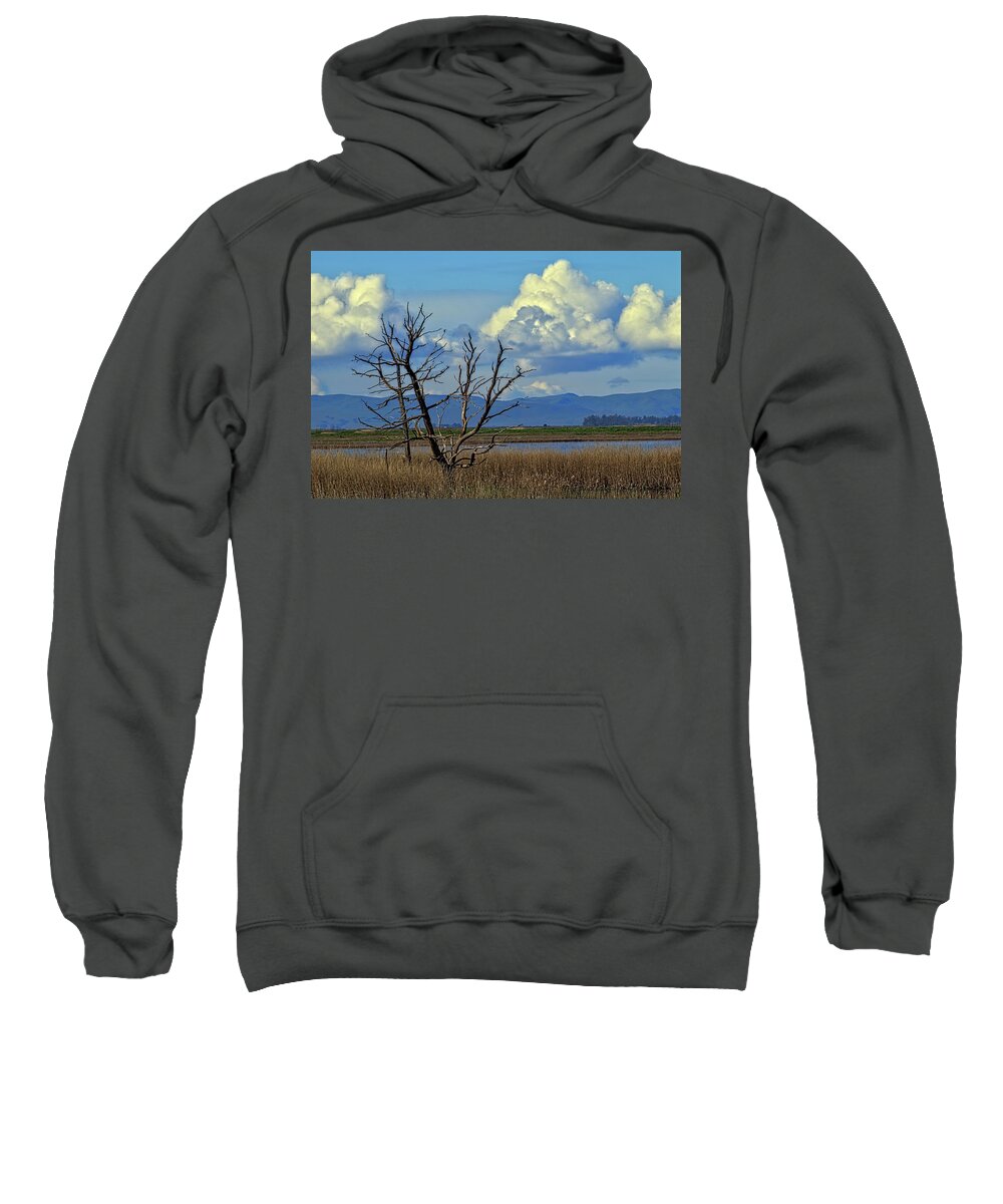 Slough Sweatshirt featuring the photograph Lone Tree by Bruce Bottomley