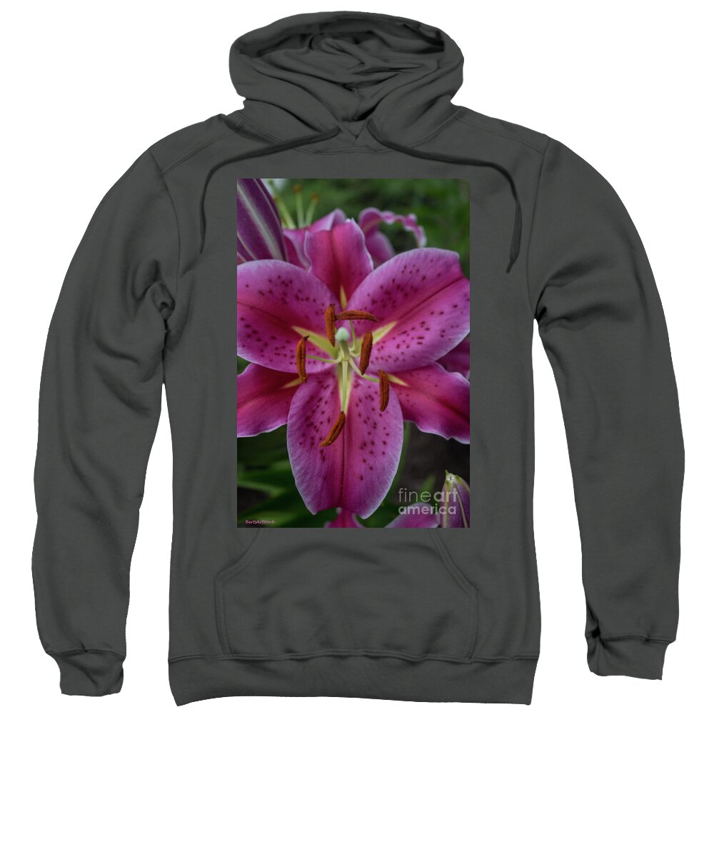 Lily Sweatshirt featuring the photograph Lovely Lily by Roberta Byram