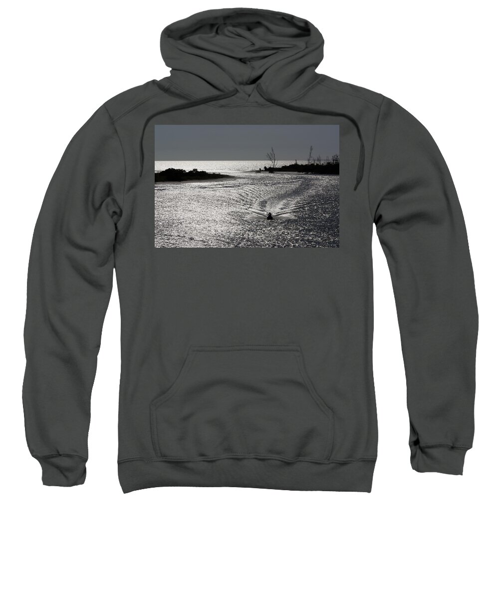 Beach Sweatshirt featuring the photograph Lover's Key Sparkles by Ed Gleichman