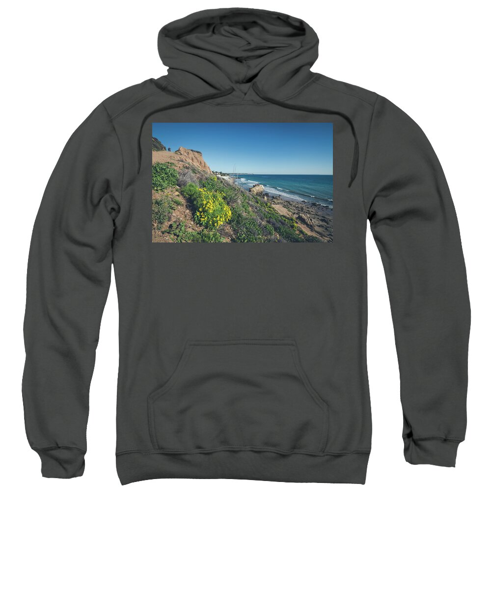 Landscape Sweatshirt featuring the photograph Malibu by Margaret Pitcher