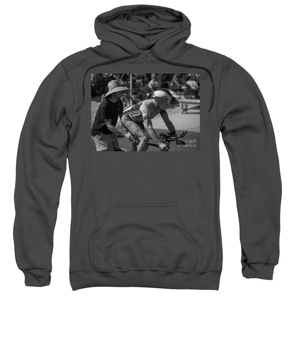 San Diego Sweatshirt featuring the photograph Masters Pursuit Start by Dusty Wynne