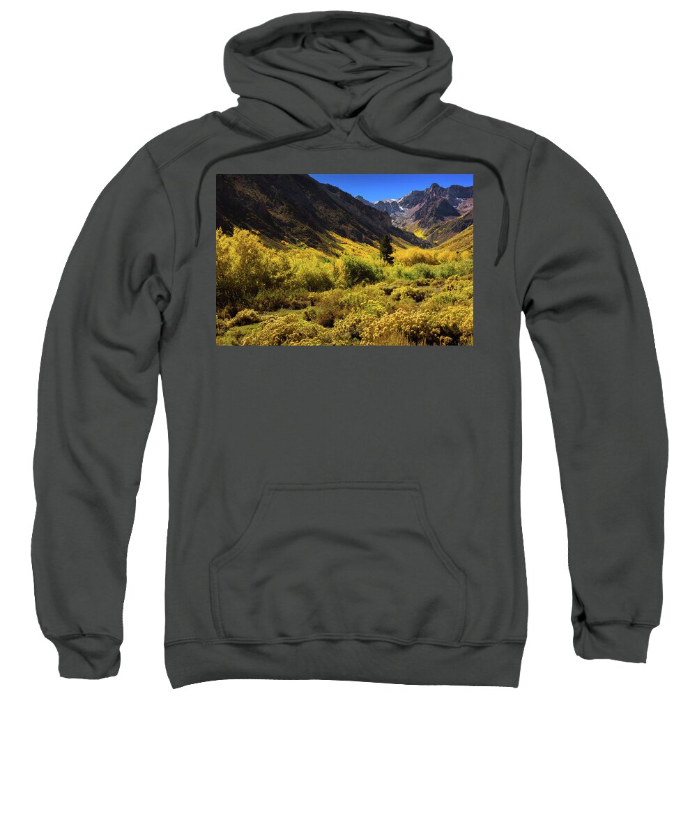 Af Zoom 24-70mm F/2.8g Sweatshirt featuring the photograph McGee Creek Alive with Color by John Hight