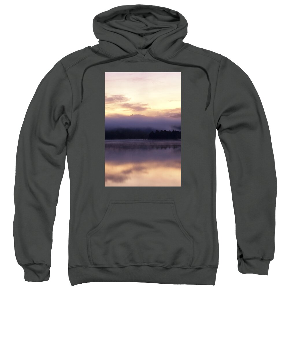 Lake Sweatshirt featuring the photograph Misty Waters by Denise Bush