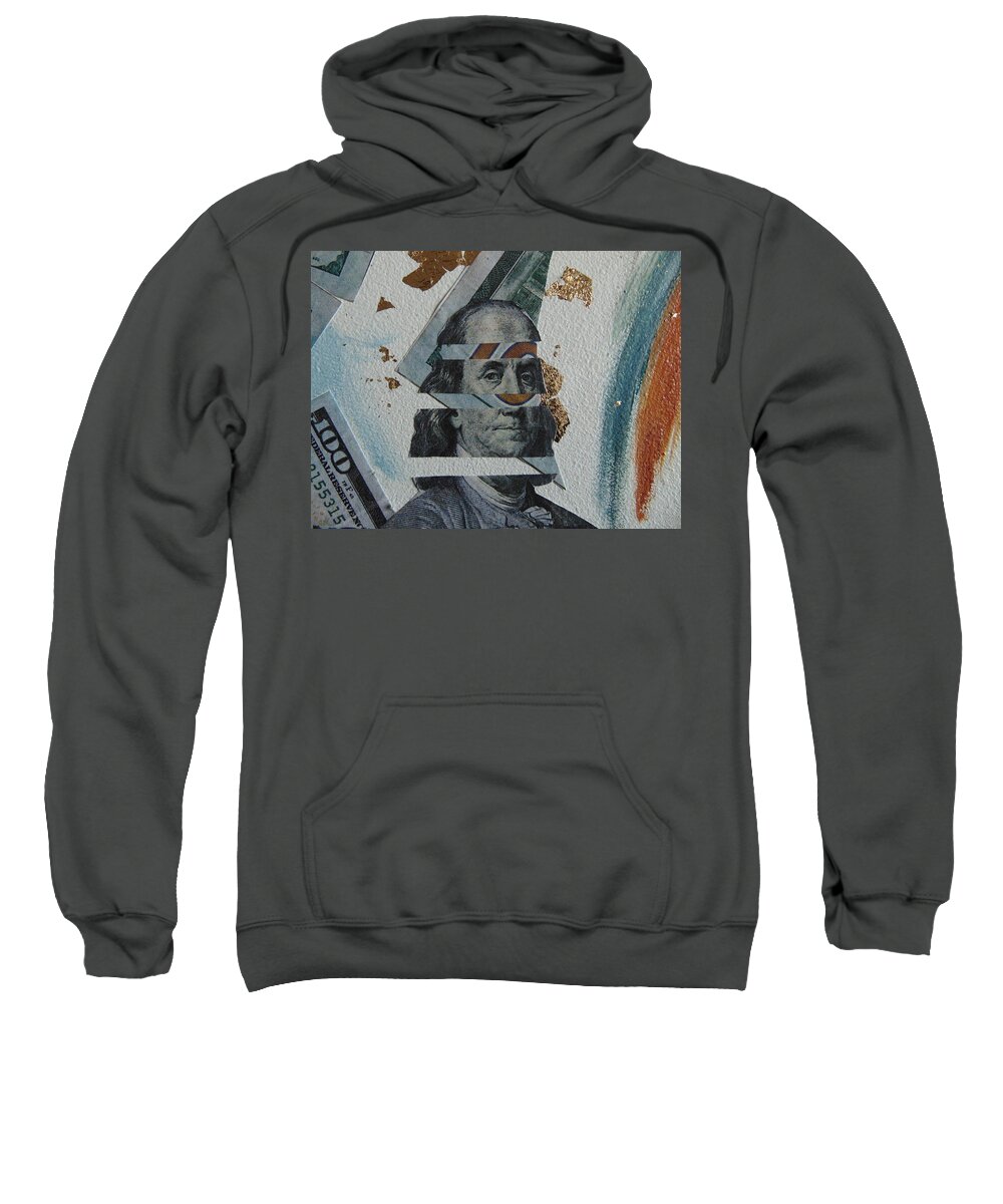 Money Sweatshirt featuring the painting Money by Emery Franklin