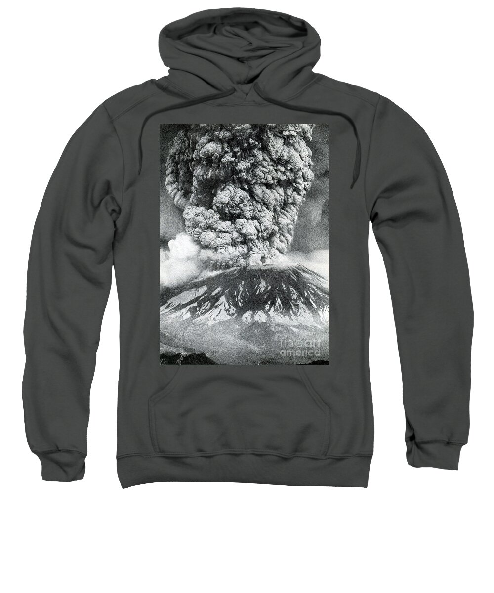 Science Sweatshirt featuring the photograph Mount St. Helens Eruption, 1980 by Science Source