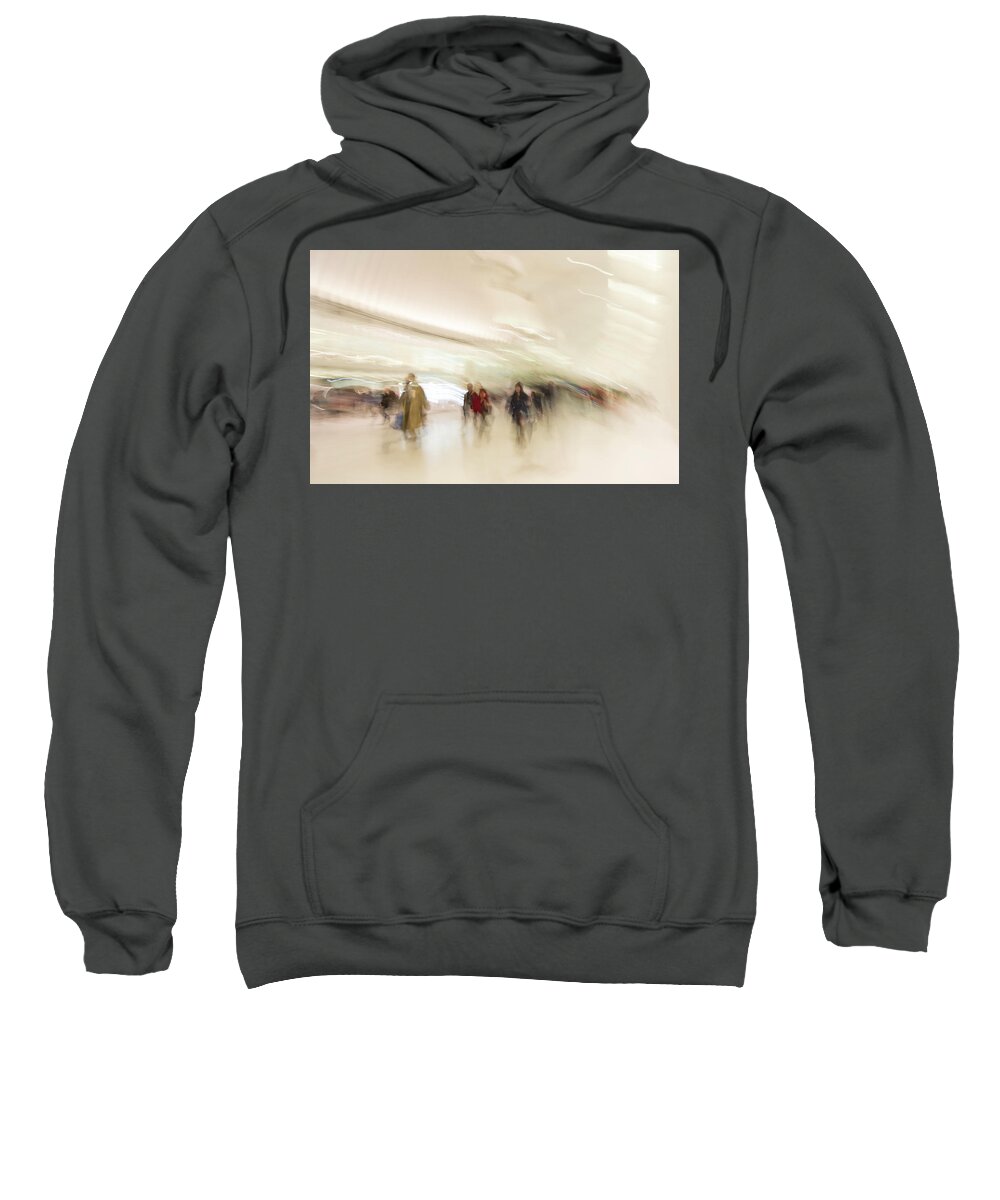 People Sweatshirt featuring the photograph Multitudes by Alex Lapidus