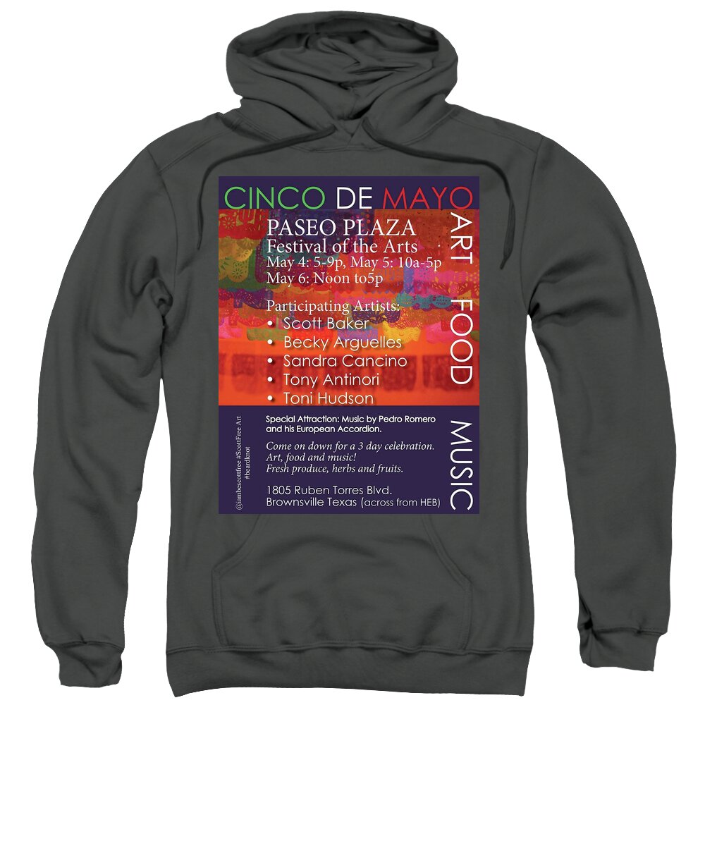 San Miguel De Allende Mexico Sweatshirt featuring the digital art My First Showoff #1 by Scott S Baker