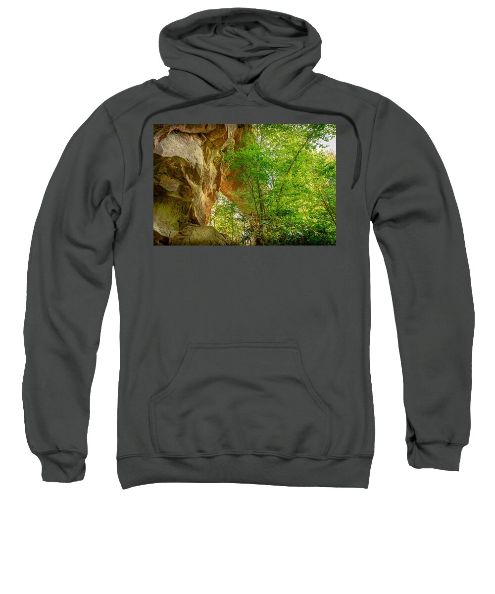 Kentucky Sweatshirt featuring the photograph Natural Bridge 5 by Michael Scott