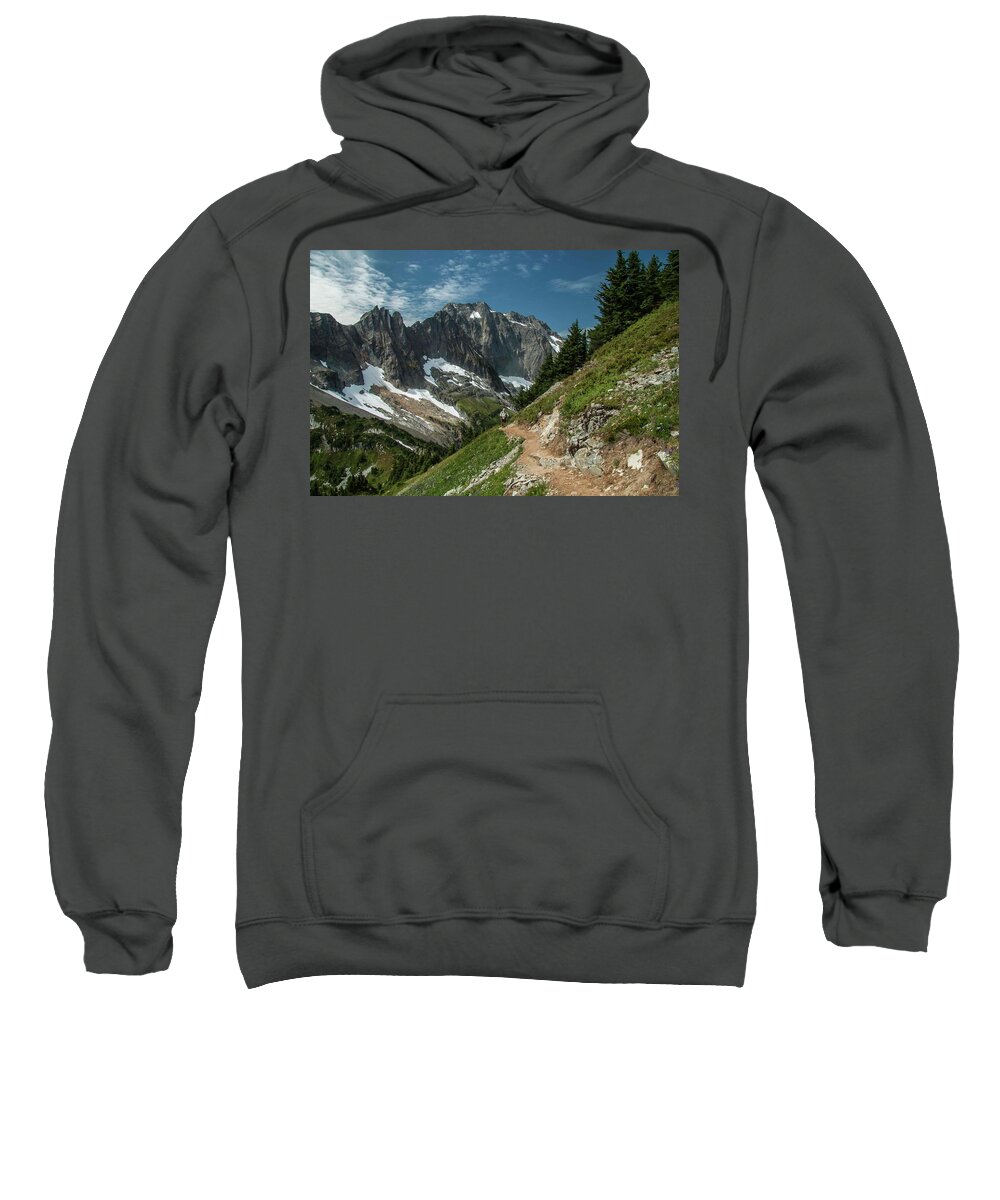 North Cascades Sweatshirt featuring the photograph Natural Cathedral by Doug Scrima