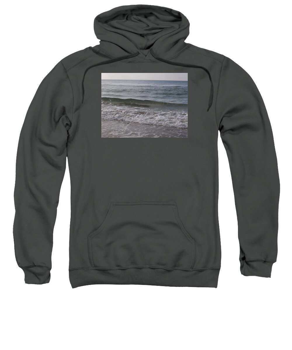 Ocean Sweatshirt featuring the photograph North Carolina by Angel Patterson