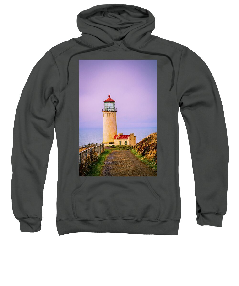 North Head Sweatshirt featuring the photograph North Head Lighthouse by Bryan Carter