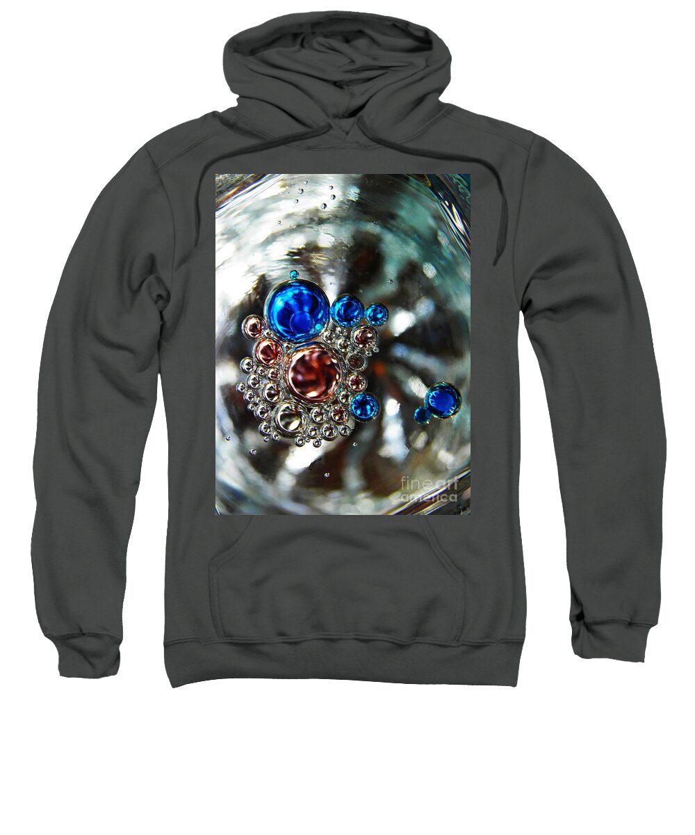 Oil Sweatshirt featuring the photograph Oil and Water 16 by Sarah Loft