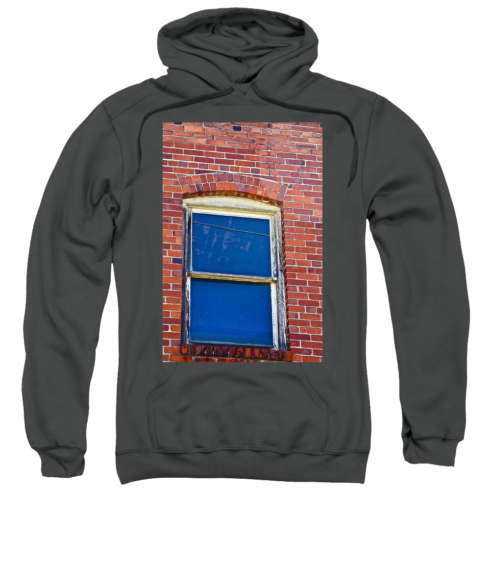 Building Sweatshirt featuring the photograph Old Brick Building by Diana Hatcher