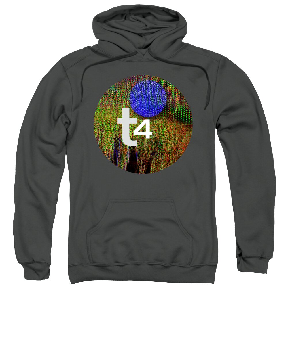 Nag004462 Sweatshirt featuring the digital art Once in a Blue Moon by Edmund Nagele FRPS