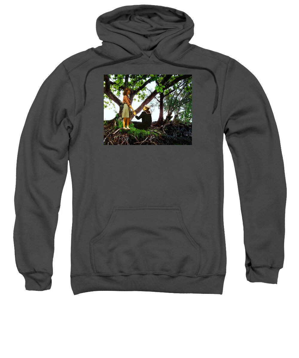 Fsa Sweatshirt featuring the photograph One Moment in Paradise by Timothy Bulone