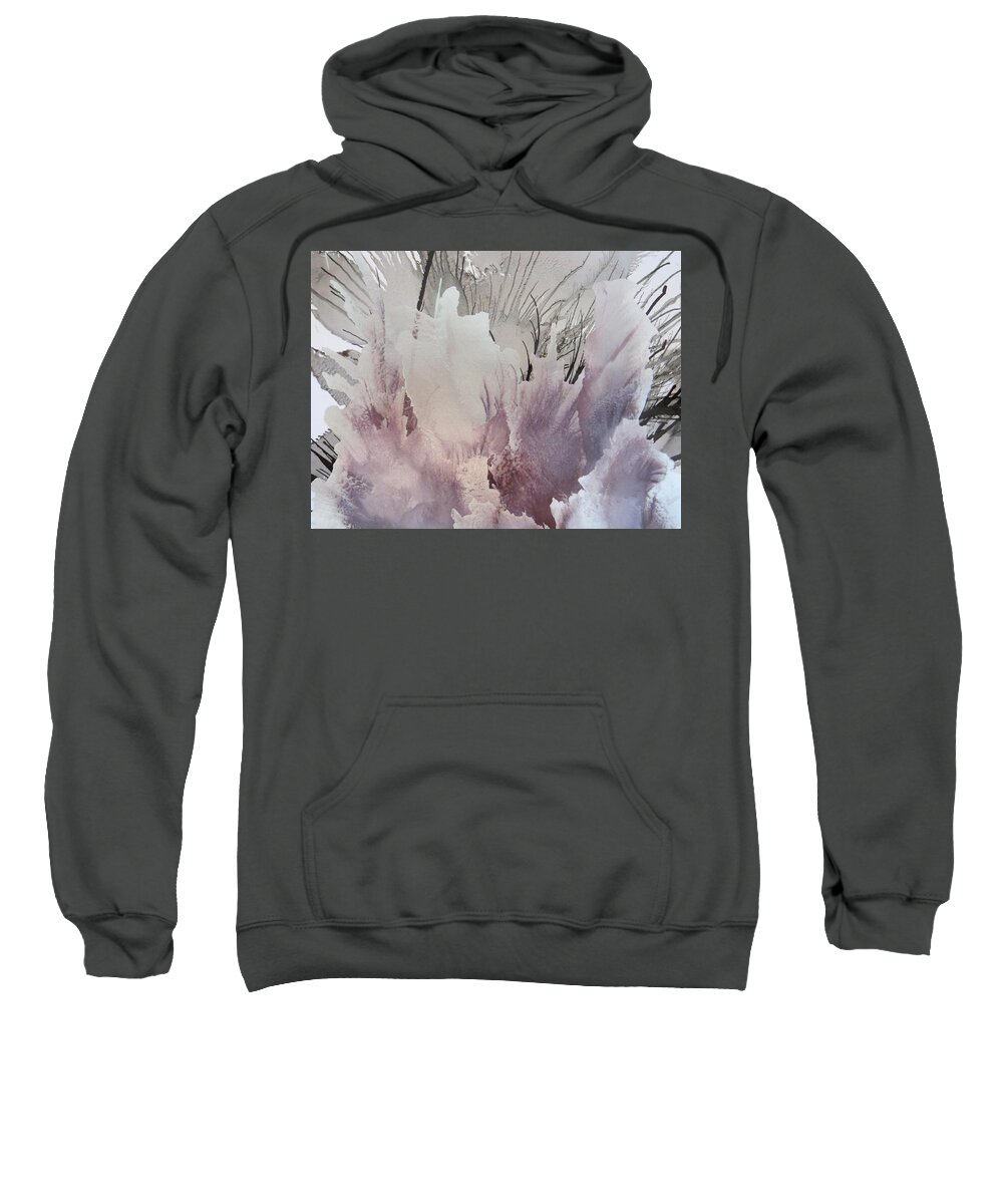 Abstract Sweatshirt featuring the painting One Moment by Soraya Silvestri