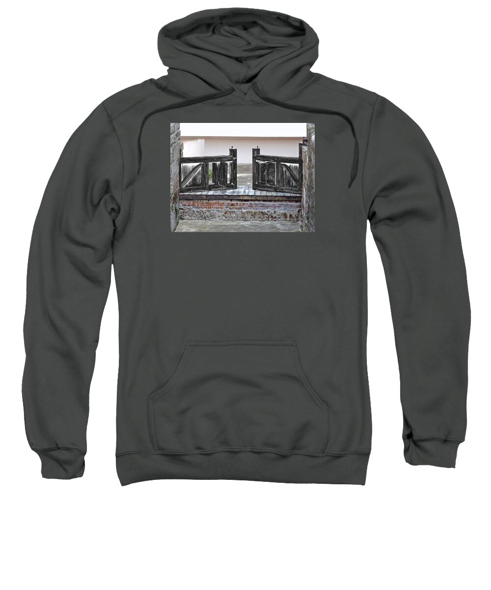Milan Sweatshirt featuring the photograph Open by Emada Photos