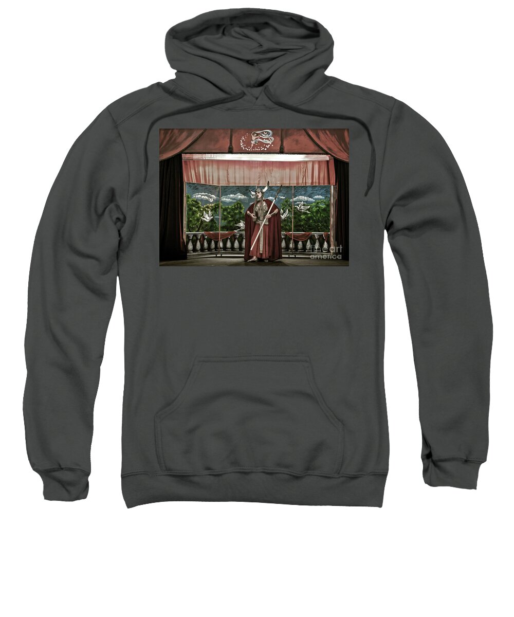Death Valley Junction Sweatshirt featuring the photograph Opera at the Amargosa Opera House by Sad Hill - Bizarre Los Angeles Archive