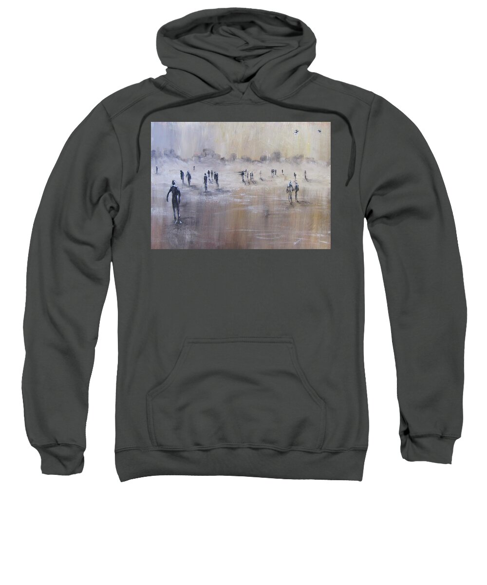 Mist Sweatshirt featuring the painting Out of the Mist by Barbara O'Toole