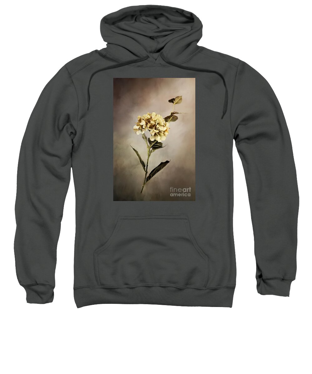 Hydrangea Sweatshirt featuring the photograph Painted Hydrangeas by Stephanie Frey
