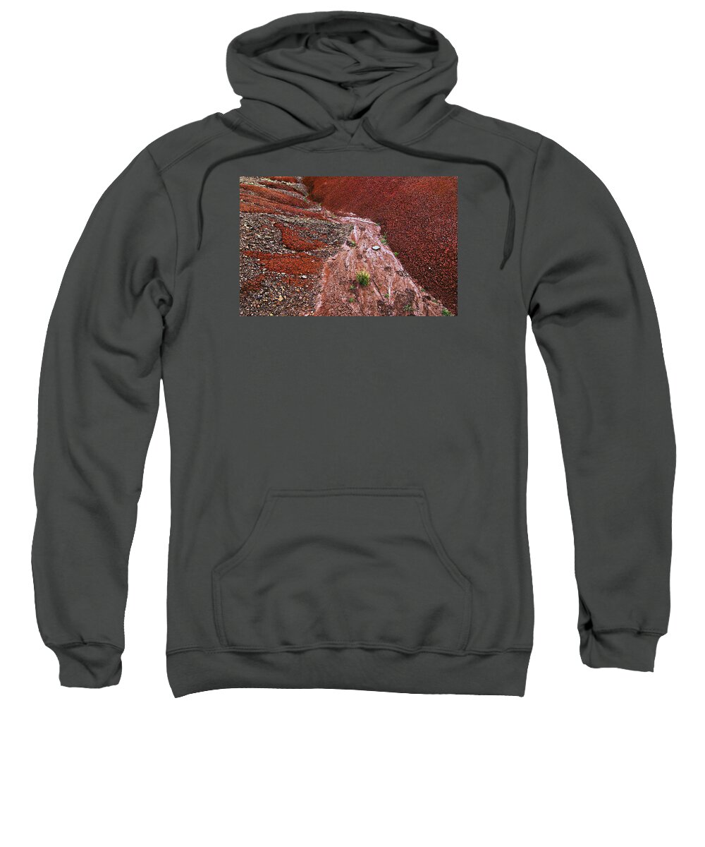 Bentonite Sweatshirt featuring the photograph Painted Mudflow by John Christopher