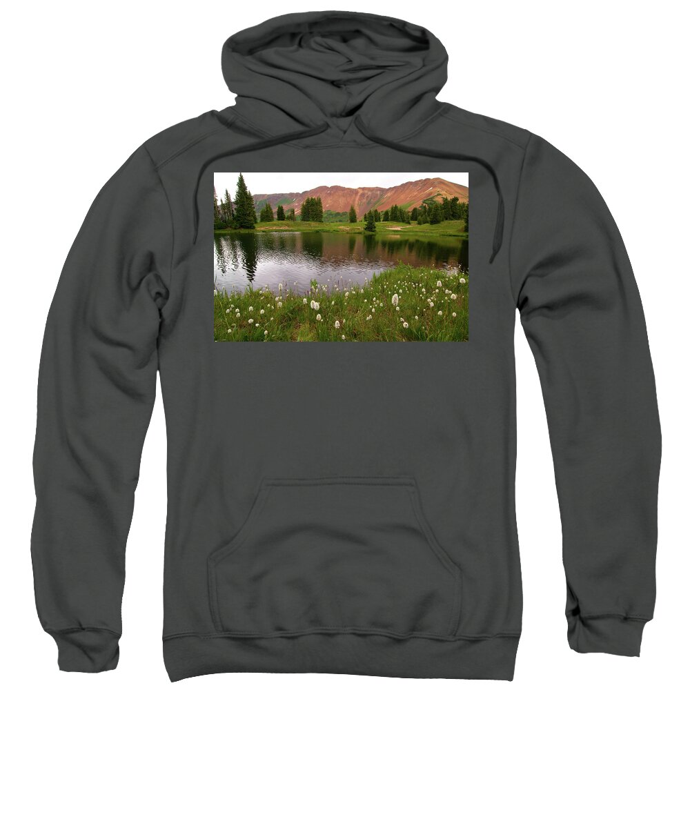 Colorado Sweatshirt featuring the photograph Paradise Basin by Steve Stuller