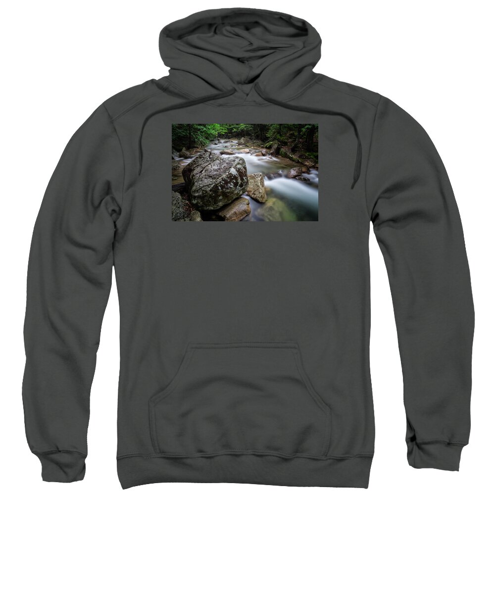 Photograph New Hampshire Sweatshirt featuring the photograph Pemi-Basin Trail by Michael Hubley